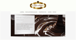 Desktop Screenshot of chocolatepersonalizado.com.br