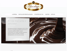 Tablet Screenshot of chocolatepersonalizado.com.br